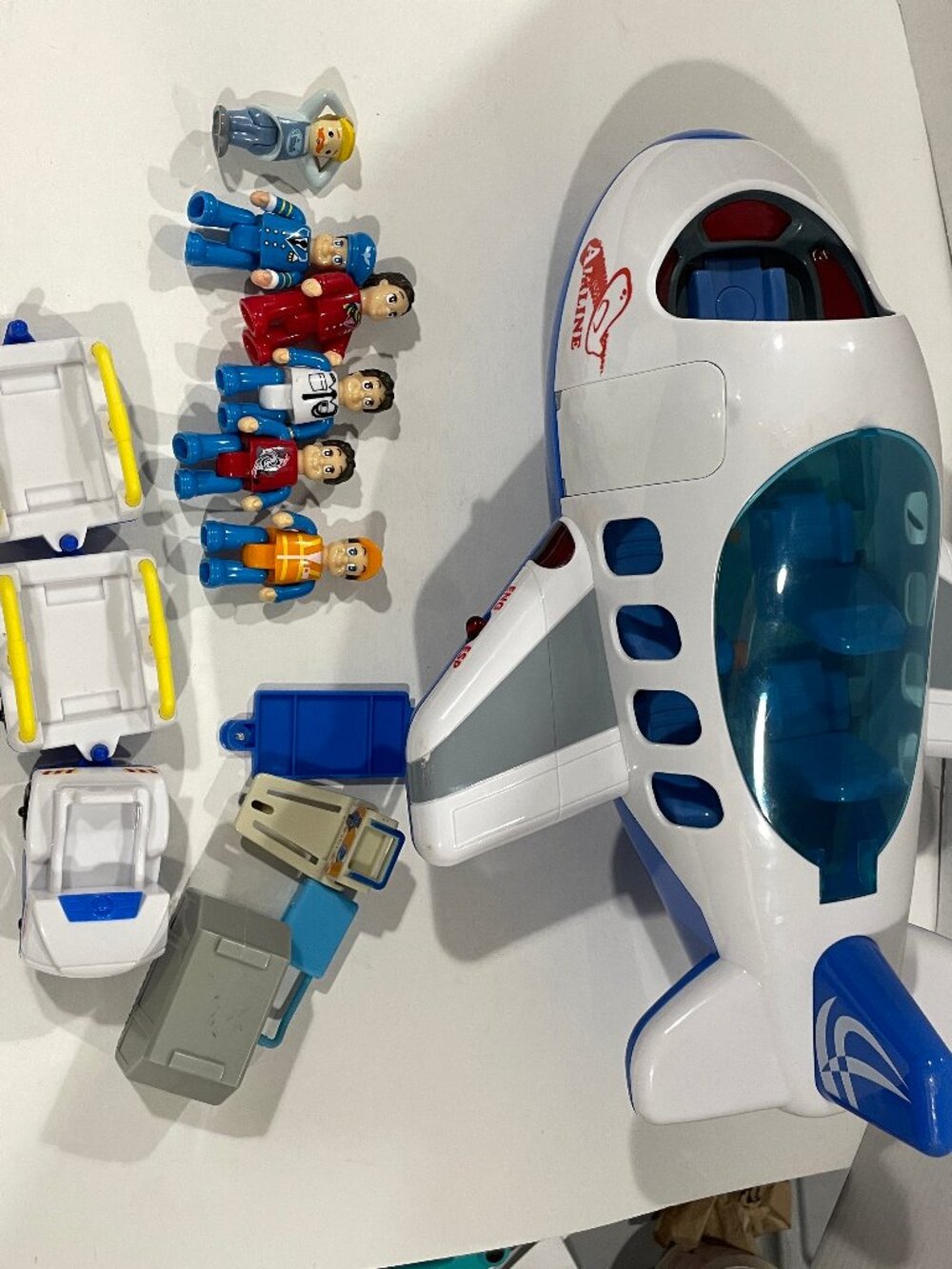 Hap-P-Kid Airplane Playset English & Spanish Lights Sound Little Learner Working